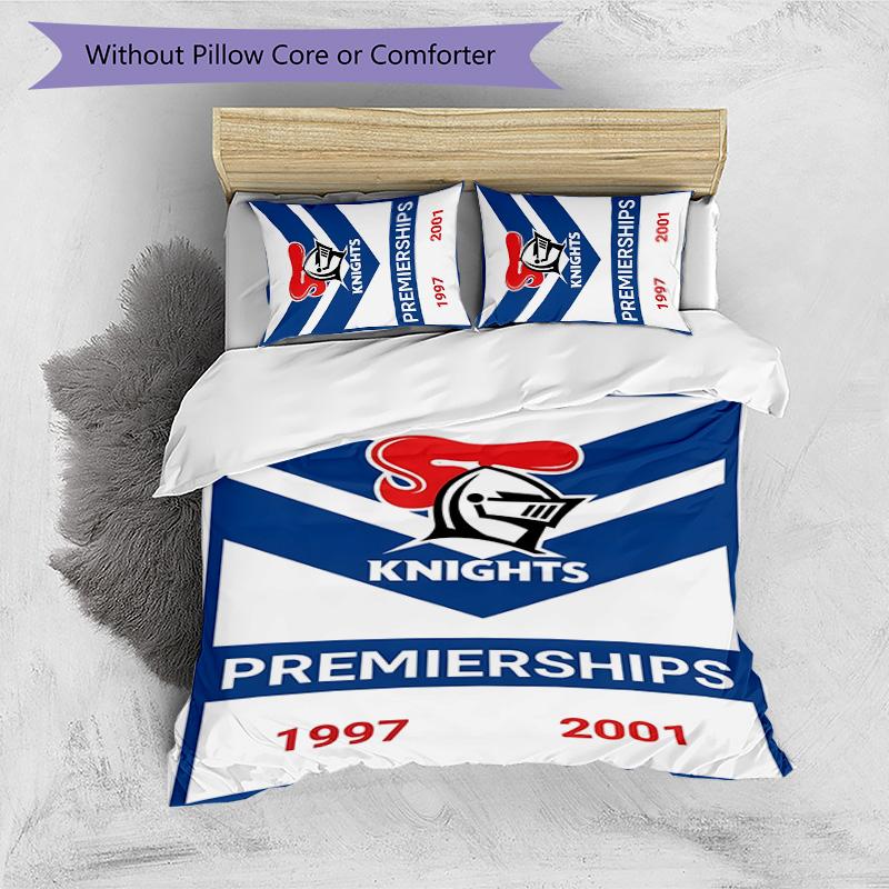 Knights  3pcs Bedding Set Duvet Cover Closure Includes 1 Duvet Cover & 2 Pillowcases for All Seasons Bedroom Home Dorm Decor