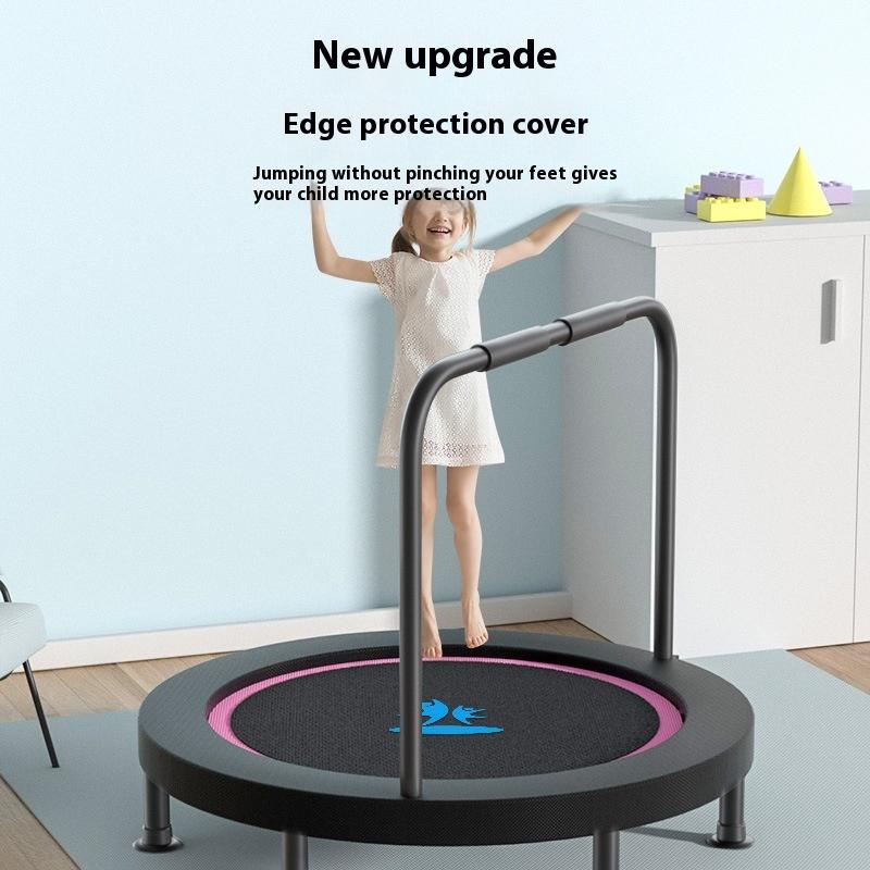 Батут для помещений Маленький батут Тренажерный зал Упражнение Потеря веса Домашний детский батут Кровать для всей семьи Складной батут