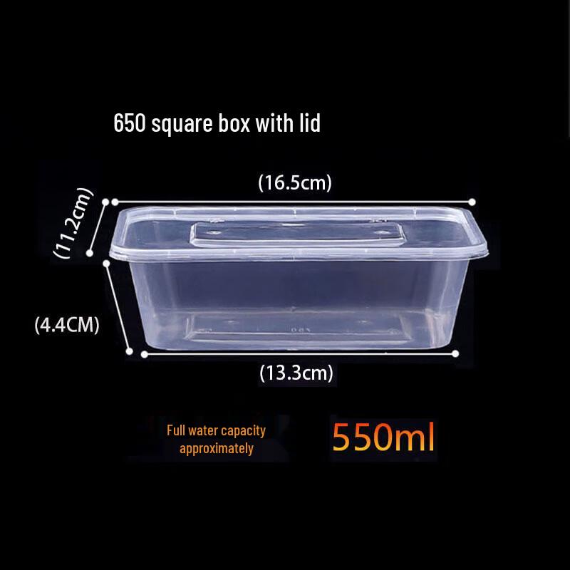 Pabei Disposable Takeaway Food Container with Lid