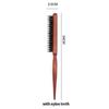 Wooden Handle Pointed Tail Comb Durable Boar Bristle Comb Fashion Fluffy Hair Beating Comb