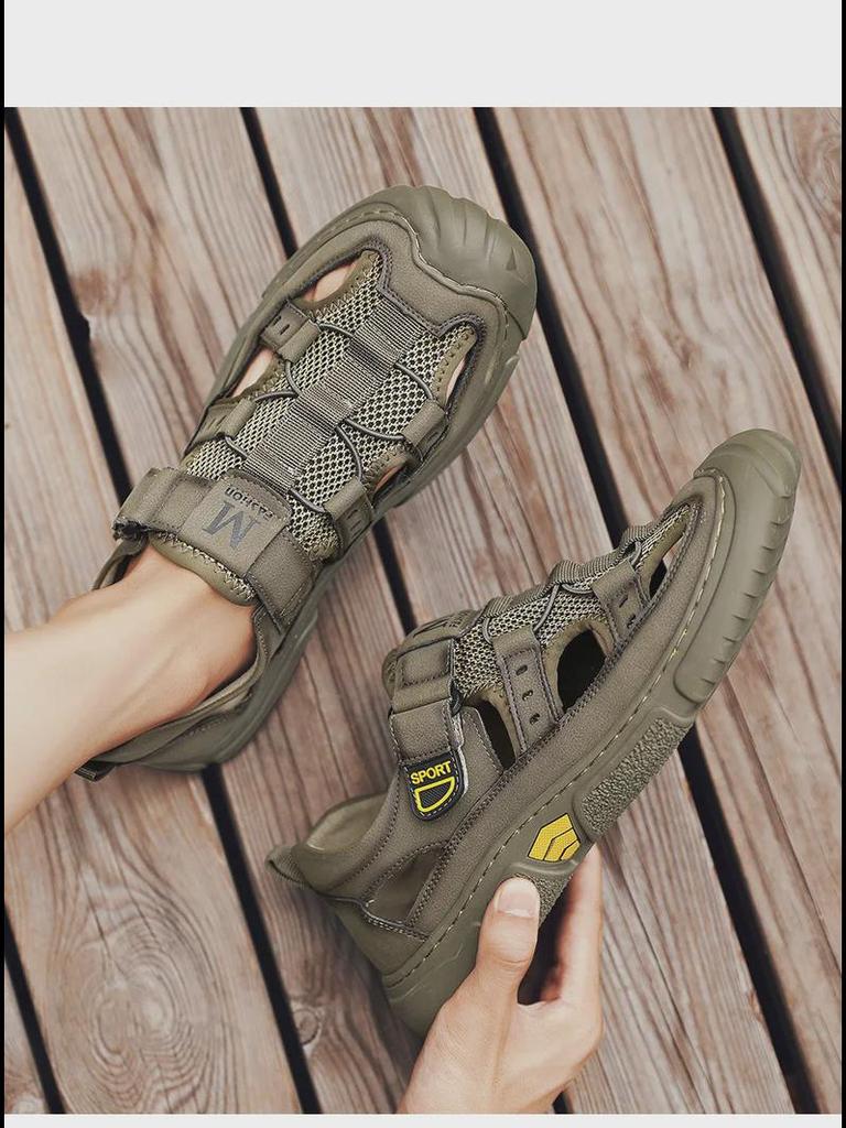 2024 Мужские летние всепогодные нескользящие спортивные пляжные сандалии