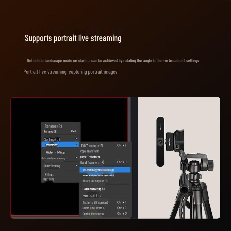 Aoni A30Pro 2K HD Webcam