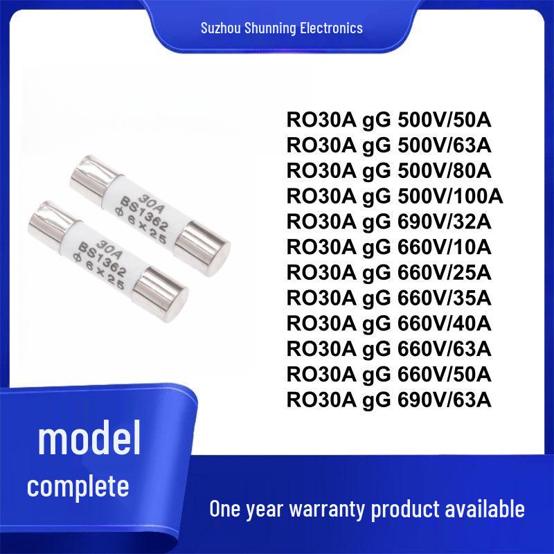 Предохранитель Mingrong RO30A gG 500V (16А/32А/40А) - Все новые оригинальные модели в наличии