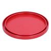 Набор из 2 шт. Красный круглый поднос, чашка для чая, тарелка для фруктов и десертов, сервировочный поднос для отеля, ресторана, дома