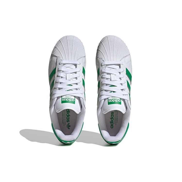 adidas Кроссовки унисекс Superstar XLG White Green Cloud-White IF8069