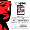 Kingston 256GB SD Memory Card Up To 280MB/s U3 V60 SDXC 128GB/512GB Full 4K Ultra HD Professional UHS-II Ultimate Speeds Cinema Cameras SD Card SDR2V6