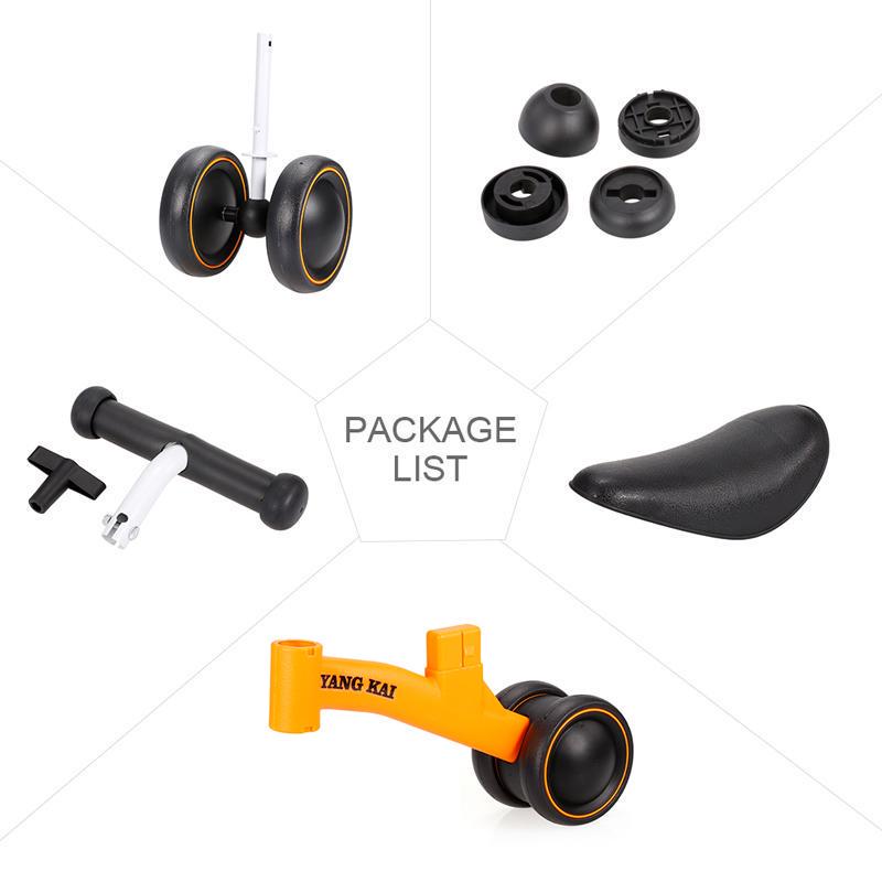 Детский велосипед-балансир, учимся ходить ходунки для малышей, ходунки для мальчиков и девочек, 4 колеса, игрушечный велосипед для езды без педали