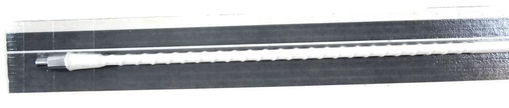 Everhardt Wave 2ft Fiberglass Flex CB Radio Antenna White TSM2-W 3/4 œSuper -