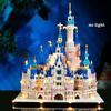 6300PCS Light Large Castle Micro Building Blocks Pink Series Castle Church Diamond Blocks Construction Toys for Girls Adult Gift