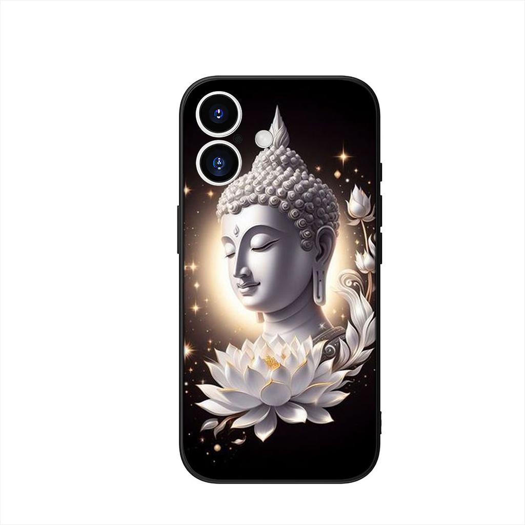 Lord Buddha Wallpaper Lotus Flower Case for Motorola Moto Edge 70 60 Fusion 40 NEO 20 Pro G Stylus G56 G96 G71 G73 G42 G51 G52