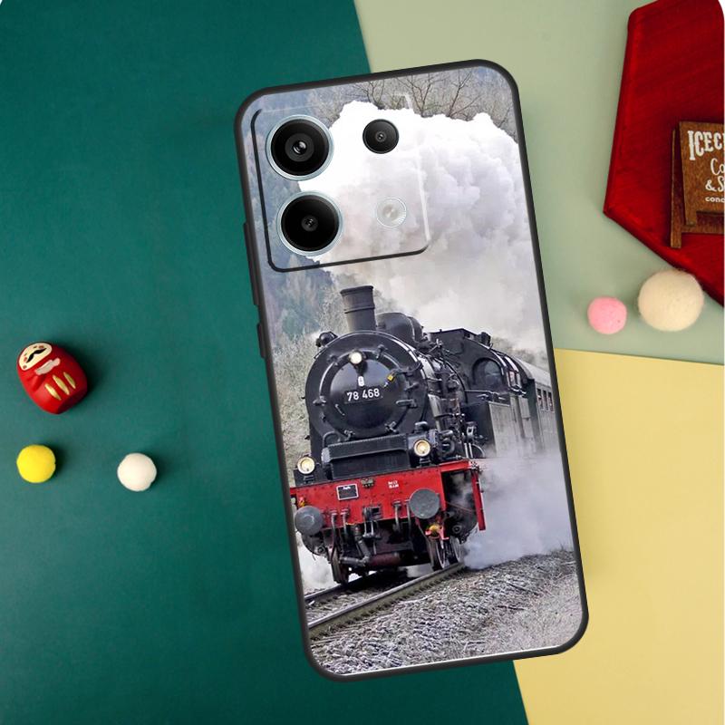 Чехол-паровоз для Xiaomi Redmi Note 13 Pro 14 12 11 10 15 Pro Plus Redmi 15 14C 13C 10C 12C 15C Funda