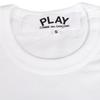 COMME des Short Sleeve Red Heart Logo PLAY COMME des GARCONS RED HEART PLAY T108 White L [PLAY GARCONS] Футболка ФУТБОЛКА Мужская [Товар]