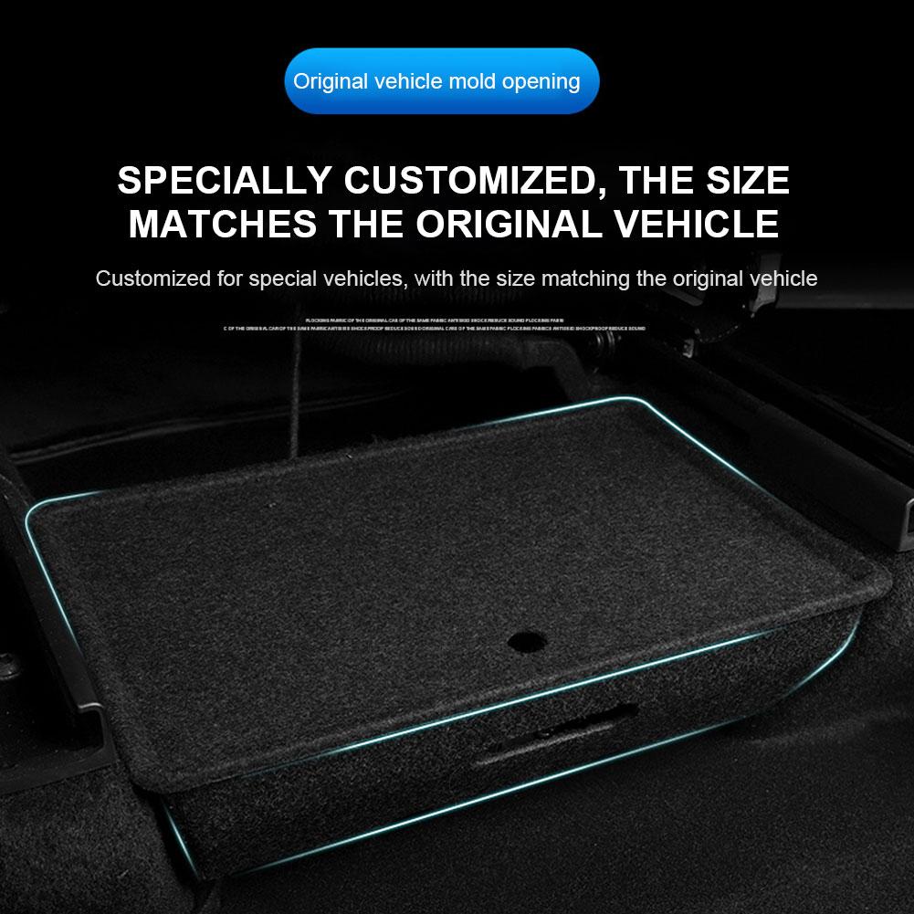 Скрытый лоток для хранения вещей Ящик для хранения под сиденьем Органайзер для подседельного устройства Лоток для хранения под сиденьем для Tesla Model Y 2021-2023