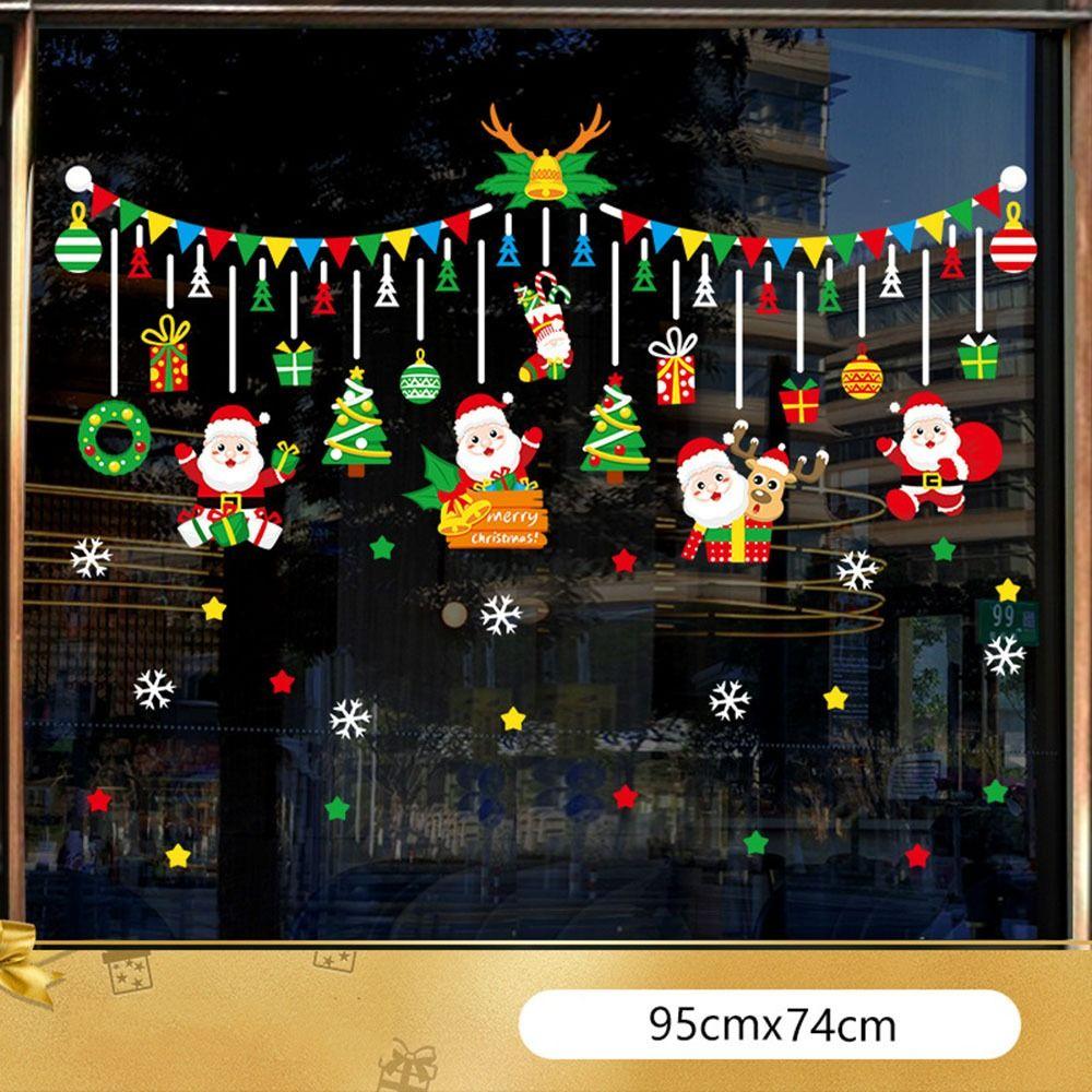 Home Decoration New Year Christmas Merry Christmas Wall Stickers Xmas Party Window Decals