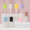 6Ml Diy Large Bristles Make-Up Lege Lippenstift Lipgloss Tubes Hoge Kwaliteit Transparante Cosmetische Verpakking Container
