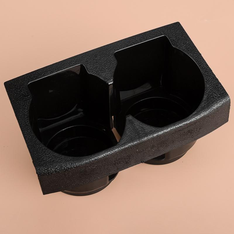 68430VB100 Front Center Centre Console Dual Bottle Cup Holder Storage Gap Black Plastic Fit for Nissan Patrol GU Y61 1997-2012