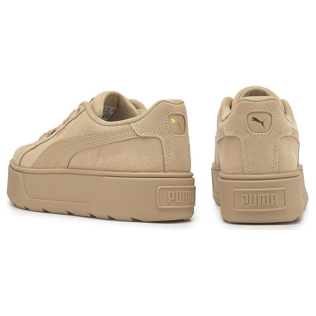 Puma Karmen Замшевые Удобные Низкие Кроссовки Женские кроссовки Коричневые 384614-17