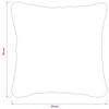 Cushions with Inserts HEERLEN 2 Pcs. Blue Velvet