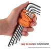 High Hardness L-Shape Hex Key Set - 6-Point Hexagonal Screwdriver Tool