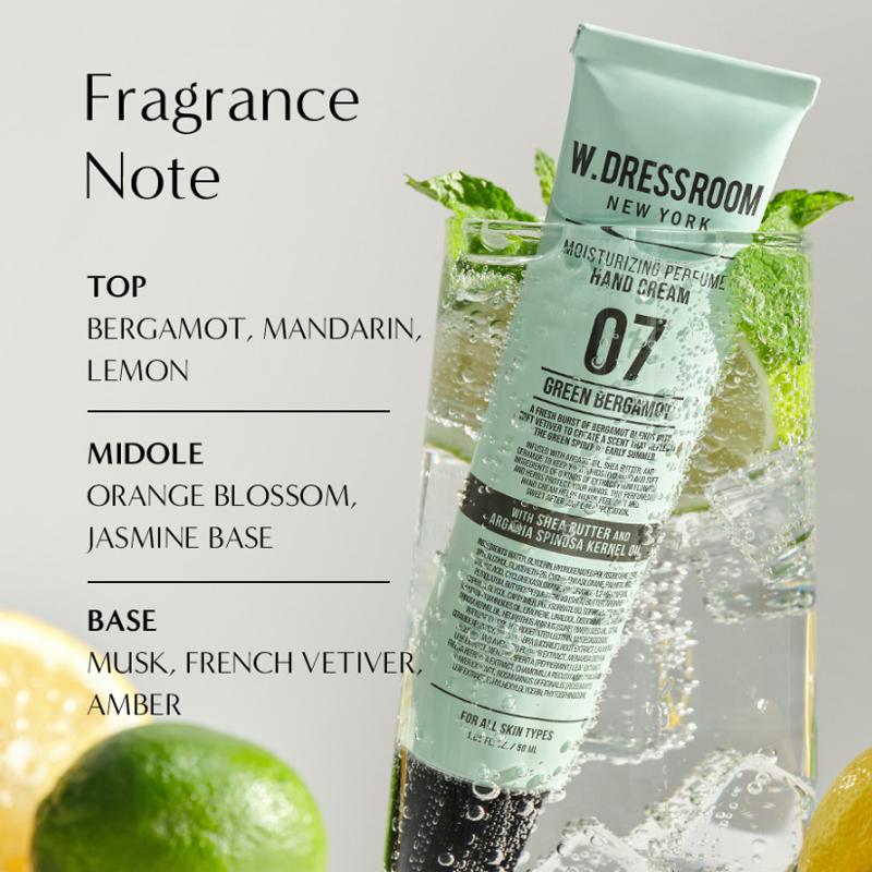W.DRESSROOM Крем для рук 07 Зеленый бергамот 50мл