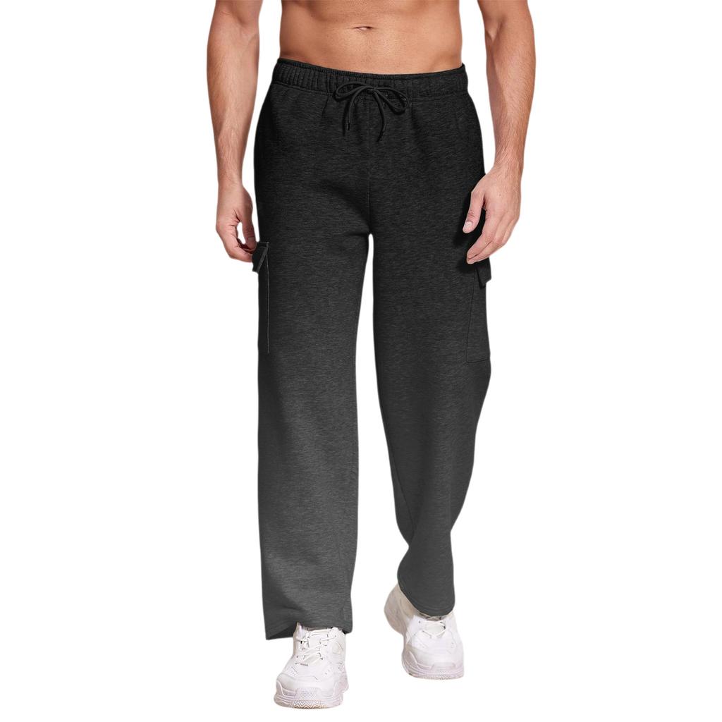 Casual Sports Pants Men's Loose Leggings Long Panel Fitness Running Training Pants
