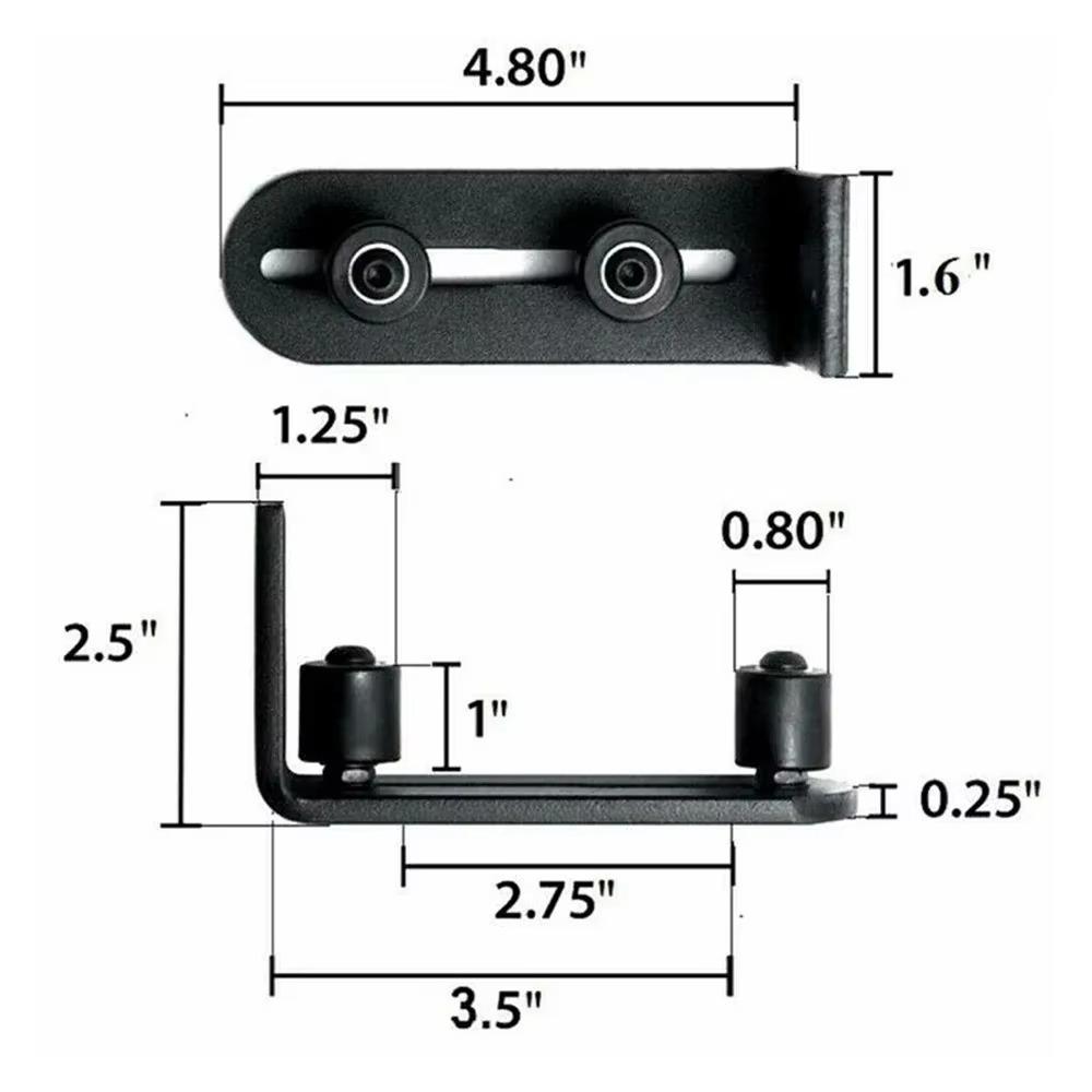 Sliding Barn Door Floor Guide Adjustable Doors Stopper Sturdy Door Stay Roller Hardware Kit