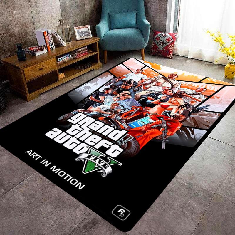 Grand Theft Auto Online: High-Octane Adventure carpet Suitable for all seasons Home Decor Fashion Christmas gifts Art