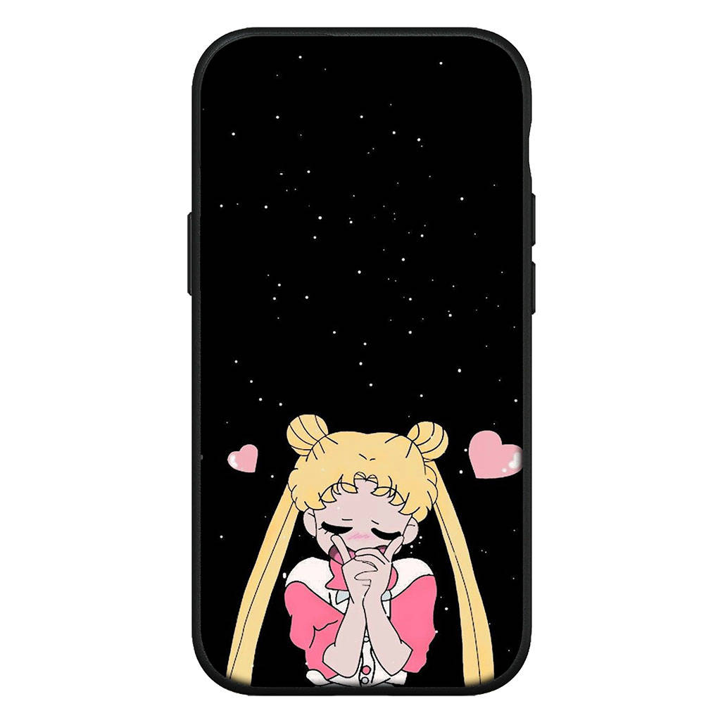 Чехол для iPhone 16 15 Xiaomi Redmi Note 14 13 12 11 Pro Max X 8 16e Samsung Galaxy S25 S24 S23 Moto OPPO Huawei Cartoon Sailor Comics Moon Phone Case