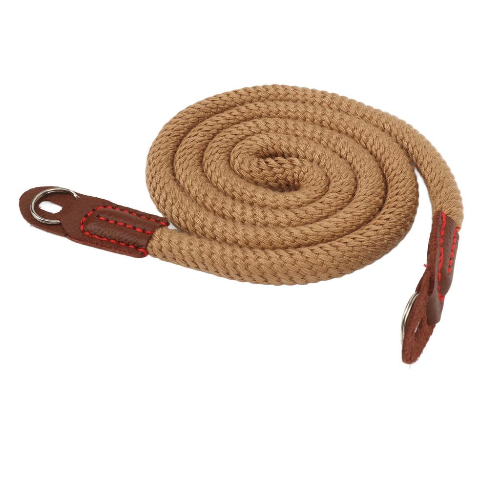 Cotton Artistic Simple Camera Strap Vintage Round Cord Camera Neck Strap for Retro Mini DSLR Camera
