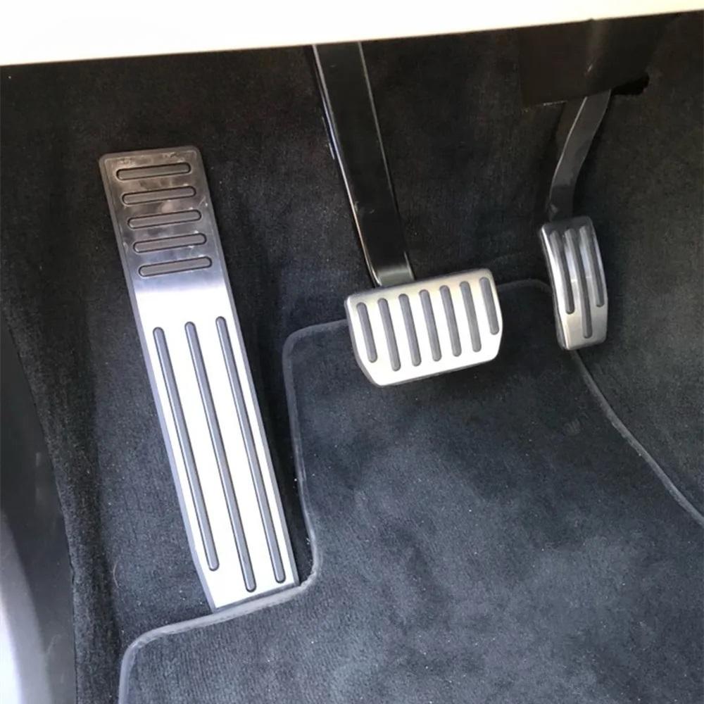 For Tesla Model X Model S 2016-2022 Accessories Stainless Steel Foot Pedal Accelerator Gas Fuel Brake Pedal Rest Pedal Cover