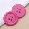 110Pcs Resin Cat Eye Buttons 9mm-30mm Four-Eye Buttons Sewing Accessories DIY Crafting Buttons for Clothing Bags Hats