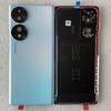 Новая задняя крышка из закаленного стекла для HW Honor 70 5G, задняя крышка, дверной корпус + крышка вспышки + объектив камеры