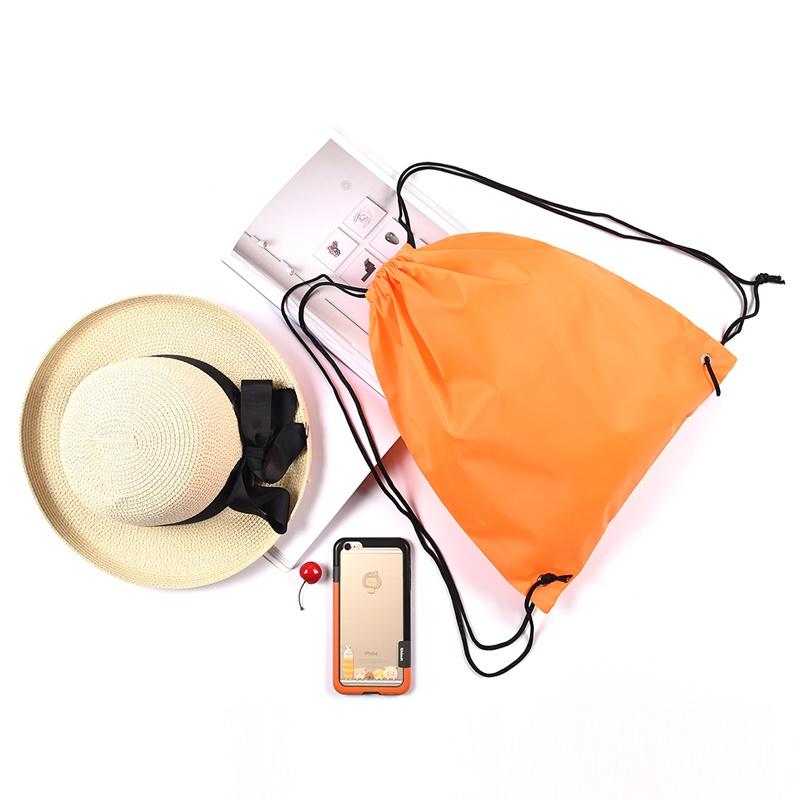 Sport Cinch Sack Environmental Waterproof Gym Duffle Backpack Pack Pouch Drawstring Bag