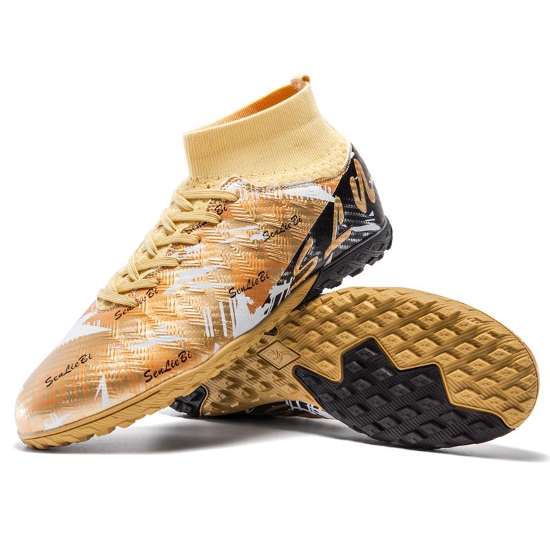 Мужские/детские футбольные бутсы Кожаные футбольные бутсы Резиновая мягкая подошва Короткие шипы Искусственный газон Юношеские Детские Футбольные Бутсы Мужские Футбольные Бутсы