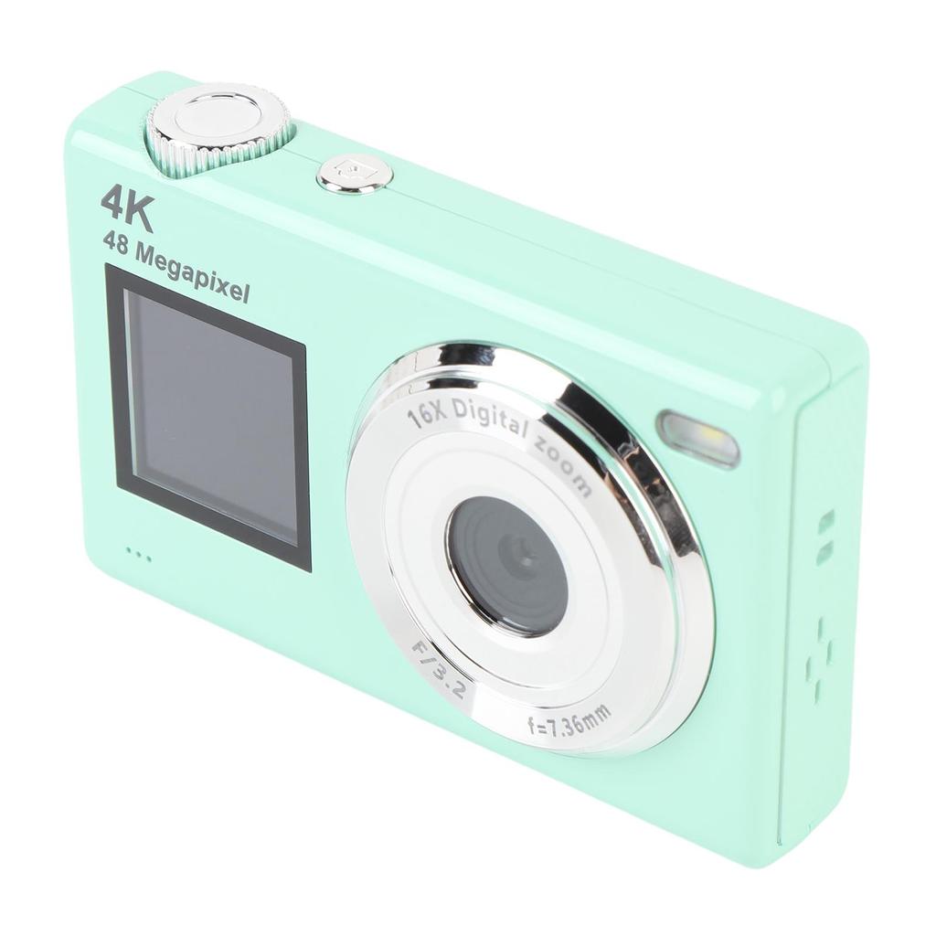 4K Digital Camera 48MP HD Dual Screen 16x Digital Zoom Autofocus Selfie Camera for Photography