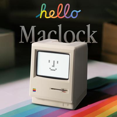 Креативный ночник с будильником Maclock, перезаряжаемый прикроватный будильник для пробуждения, мини-ночник для декора спальни и рабочего стола