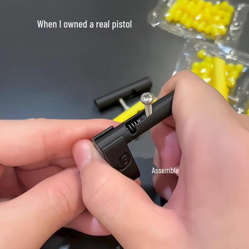 Мини-кольцо-антистресс Пистолет - Креативная Многофункциональная Игрушка-Эжектор для Битв