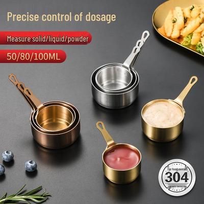 Соусница из нержавеющей стали 304 в корейском стиле с ручкой для соуса
