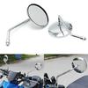 Round Mirrors 10MM for Suzuki Motorcycles T500 For GT750 For GT550 For GT380 For GT250 A100 with Stylish Design