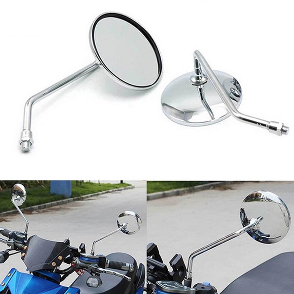 Round Mirrors 10MM for Suzuki Motorcycles T500 For GT750 For GT550 For GT380 For GT250 A100 with Stylish Design