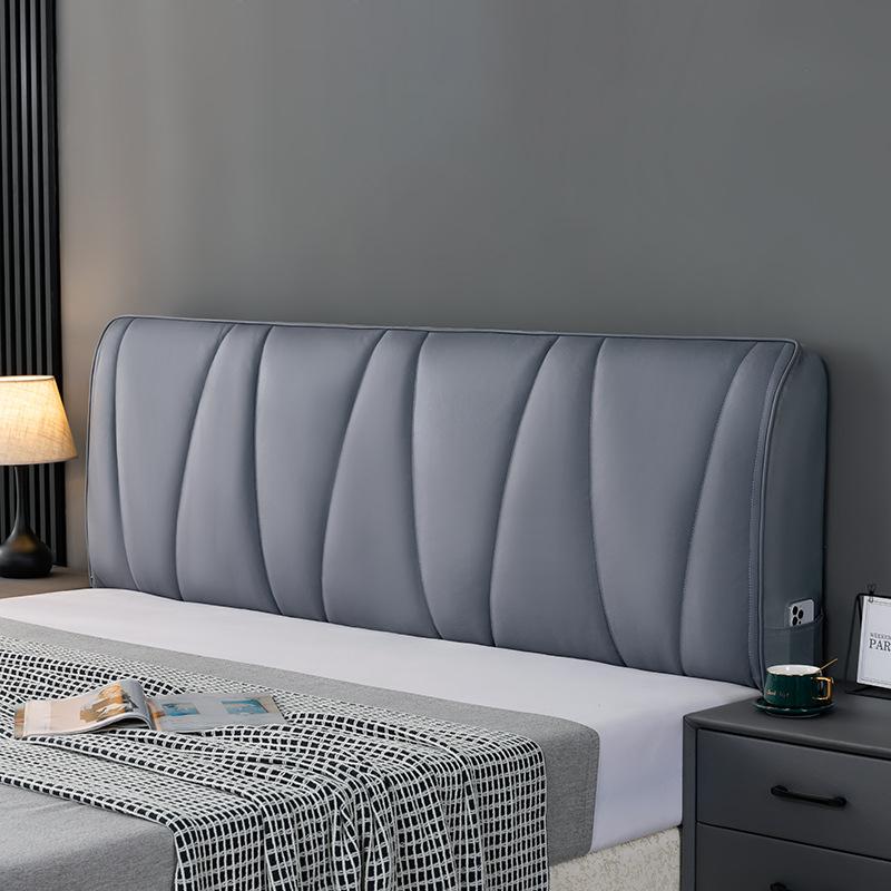 Износостойкий чехол для изголовья кровати, утолщенный эластичный всеобъемлющий технологический тканевый чехол для изголовья кровати, пылезащитный защитный чехол для спинки кровати