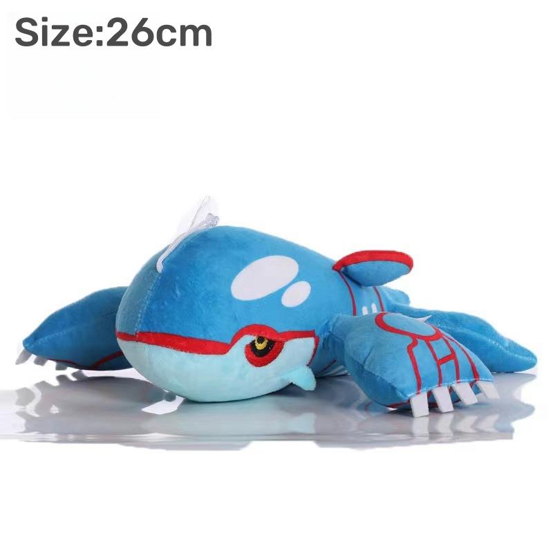 Legendary Pokemon Plush Toy Charizard Greninja Lucario Rayquaza Koraidon Goodra Lycanroc Zeraora Kyogre Anime Stuffed Plush Gift