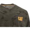 Caterpillar Мужская камуфляжная футболка с длинными рукавами и товарным знаком