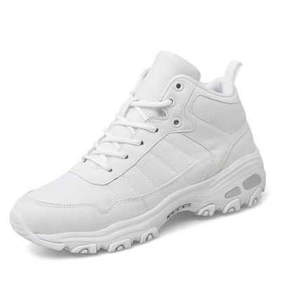 Осенне-зимние высокие кеды женские туфли на платформе повседневные туфли на шнуровке высококачественные износостойкие спортивные туфли большие размеры 35-46