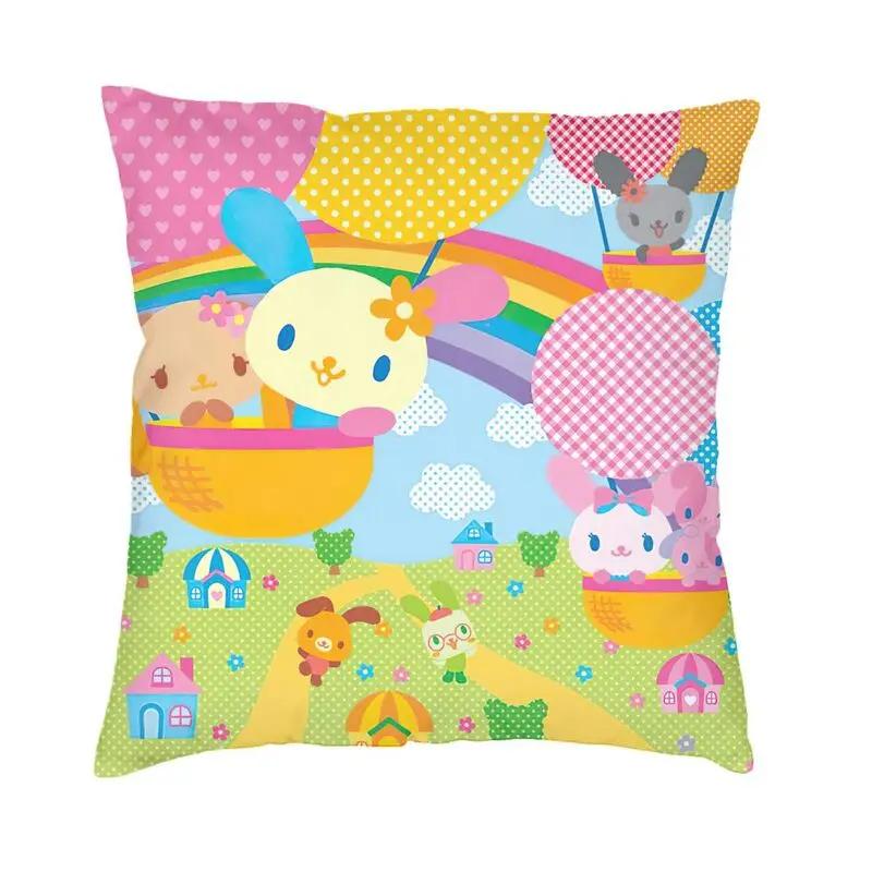 Чехлы для подушек Kawaii Bunny Sugarbunnies, диванные, домашние, декоративные, аниме, мультяшные, квадратные, 45x45