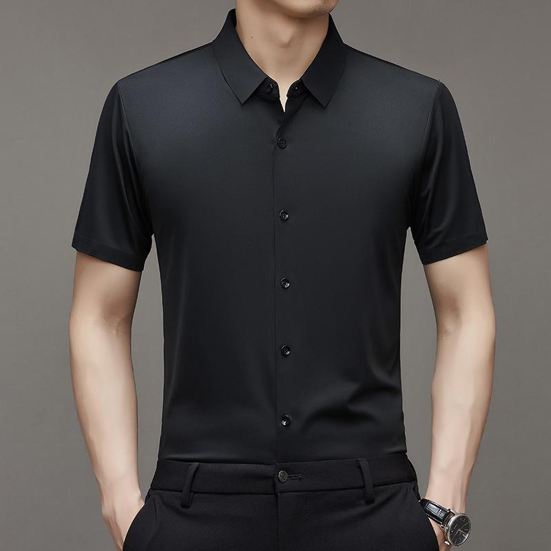 Мужская рубашка с коротким рукавом Летняя Business Casual
