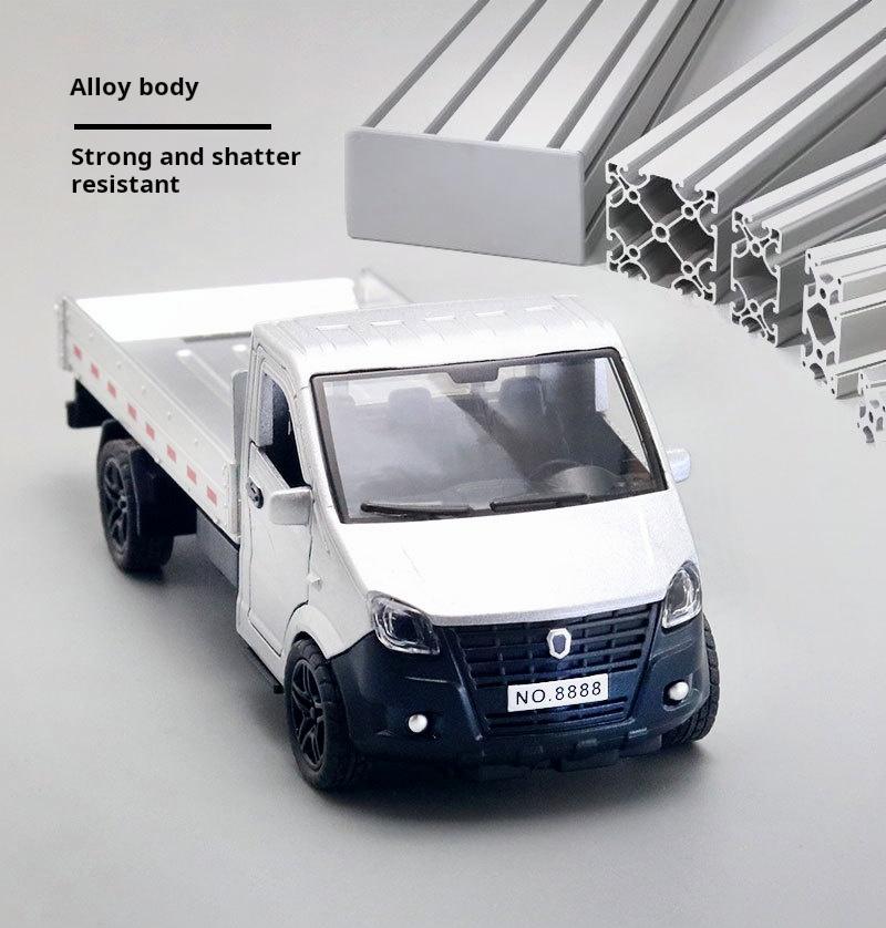 1/34 Сплав Самосвал Однорядный Грузовик 3-дверный Отскок Игрушечная Машинка для Мальчиков Детский Транспортный Грузовик для Детей Подарки на День Рождения