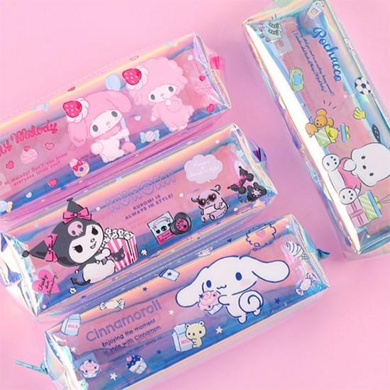 Sanrio Голографический квадратный пенал, популярный персонаж в Корее