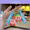 Cute Star Kirby Dripping Glue Keychain Car Backpack Cartoon Figure Bag Pendant Key Ring Lovely Pvc Material
