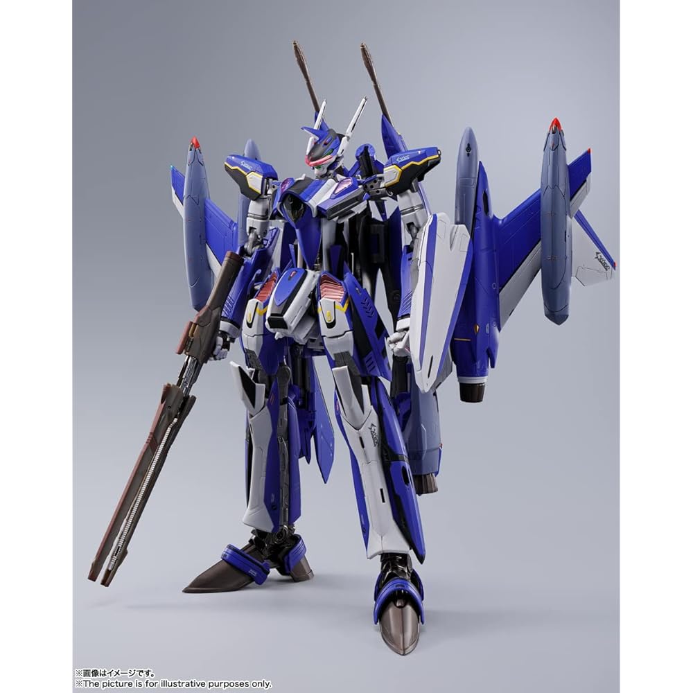 TAMASHII NATIONS DX Chogokin Macross Delta YF-29 Durandal Valkyrie Фигурка Максимилиана Гениуса 220 мм ABS Литой металл Окрашенная Фигурка